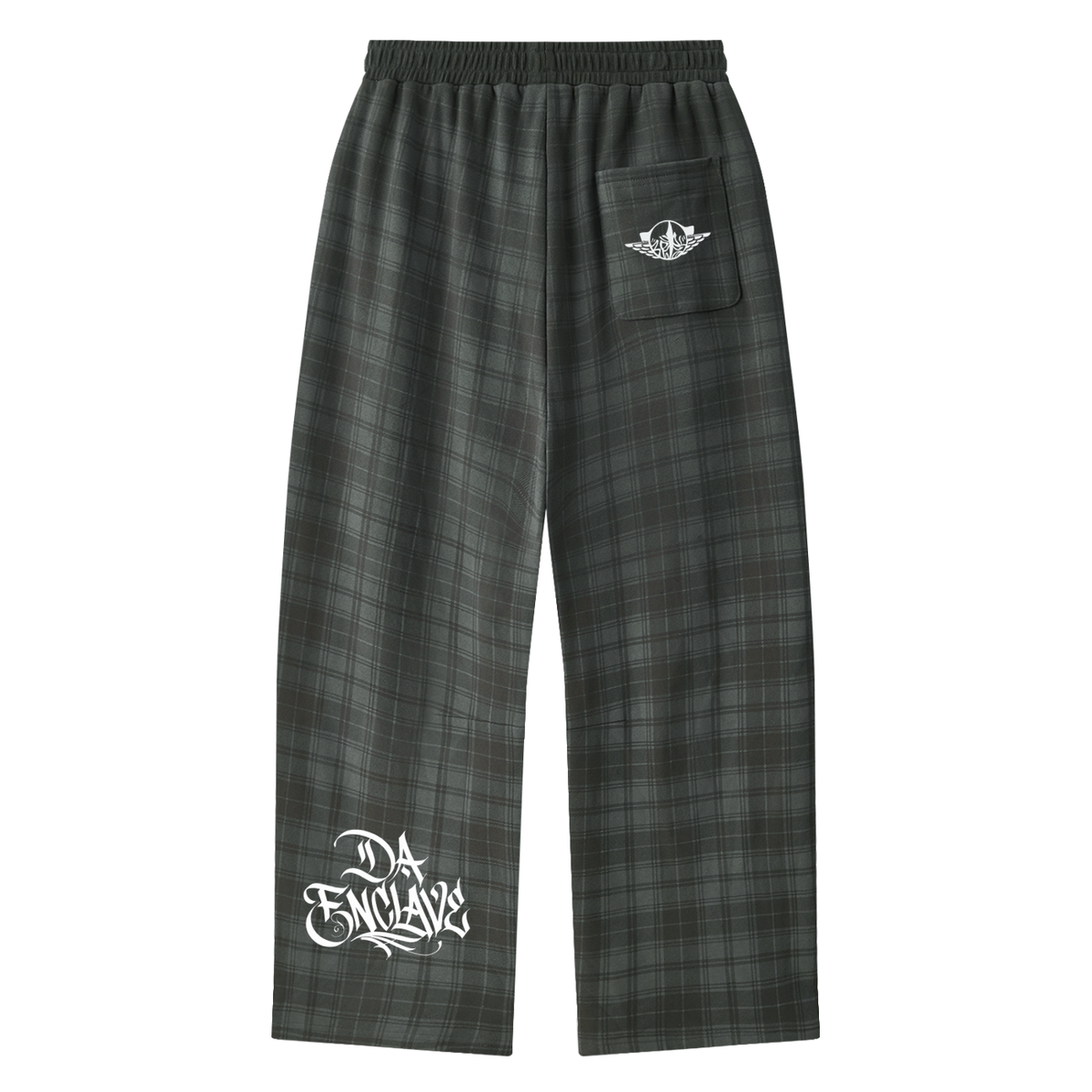 Bag Boy Plaid Straight Leg Pants