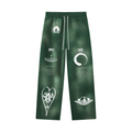 Matching pants Unisex Sunfade Wide Leg Fleece Sweatpants