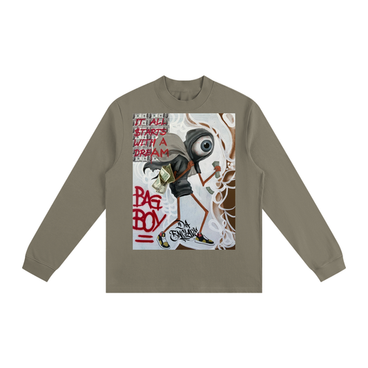 Bag Boy Essential Non-Shrink Mock Neck Sweatshirt