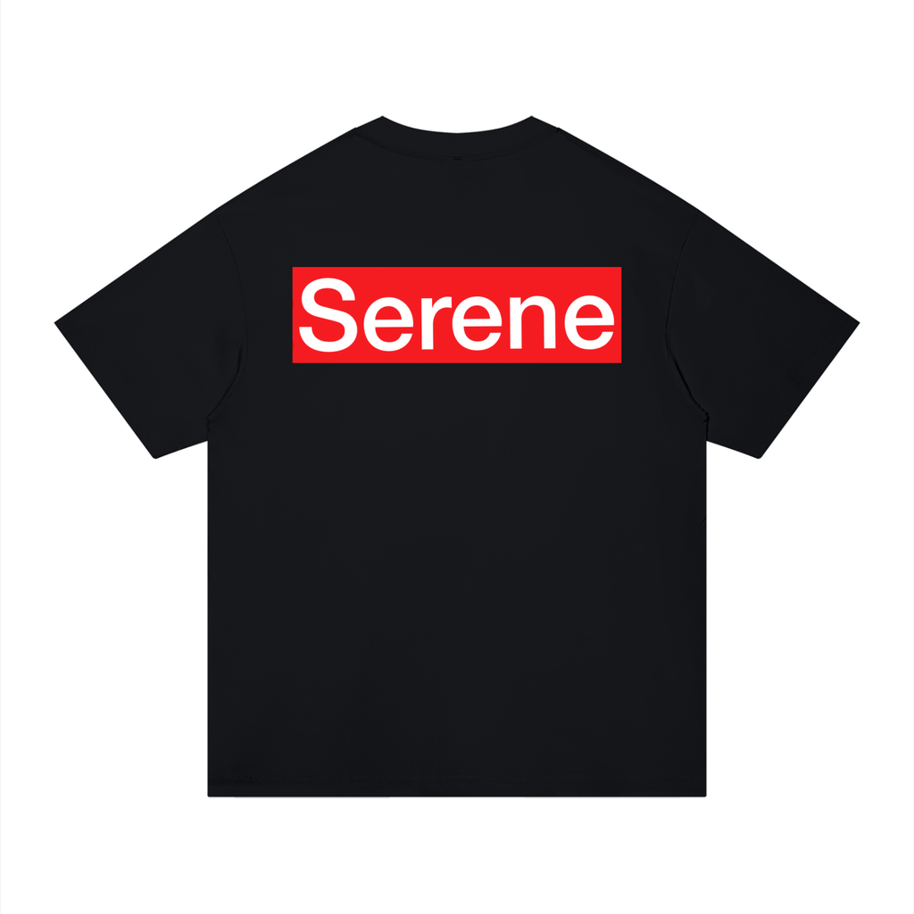 Serene news print Unisex Regular Fit Cotton T-Shirt