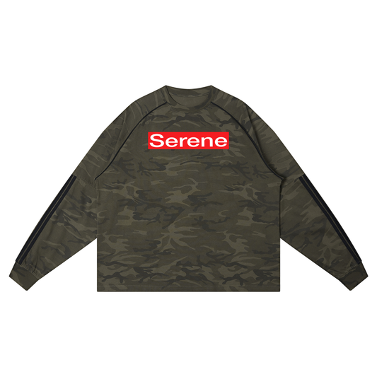 Serene Da Enclave Unisex Camo Loose Long Sleeve T-Shirt