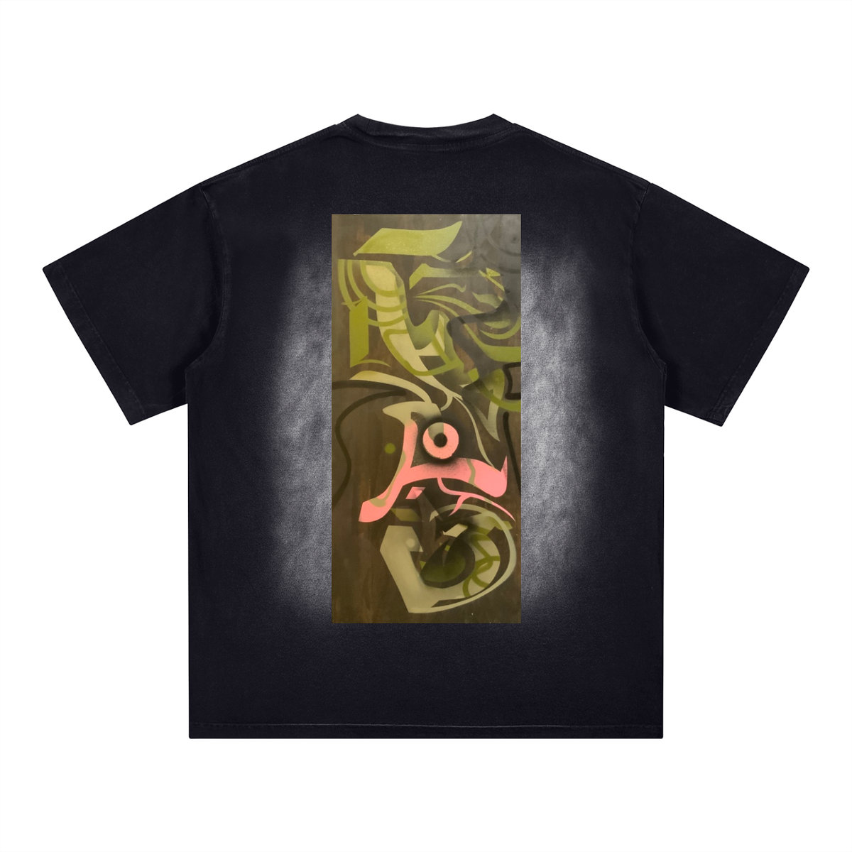 Amaru 1 Square Patch Monkey Washed T-Shirt