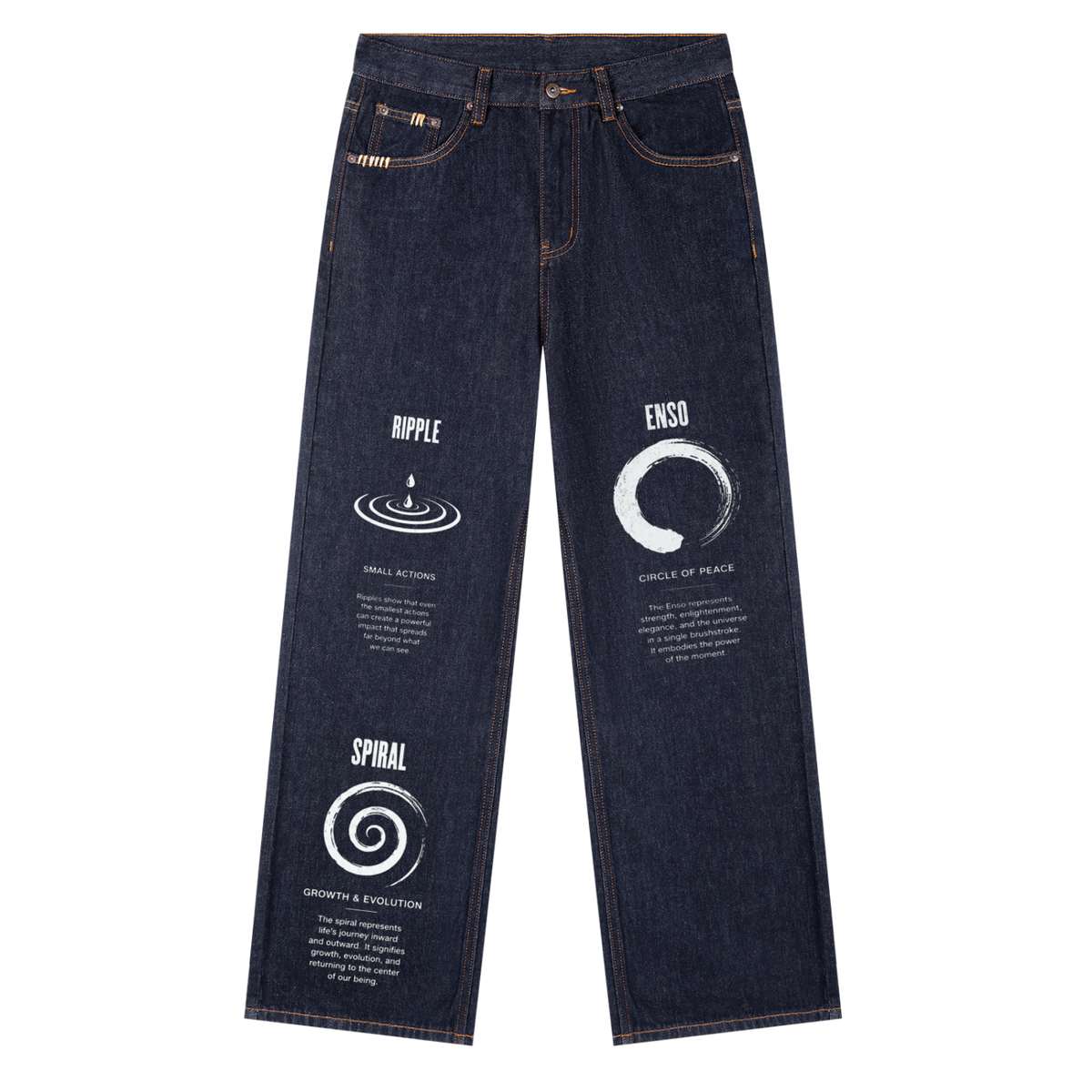 C.A.L.M Heavyweight Straight Leg Denim Jeans