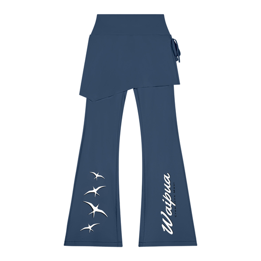 Waipua Ewa bird Women’s Skirted Flare Yoga Leggings