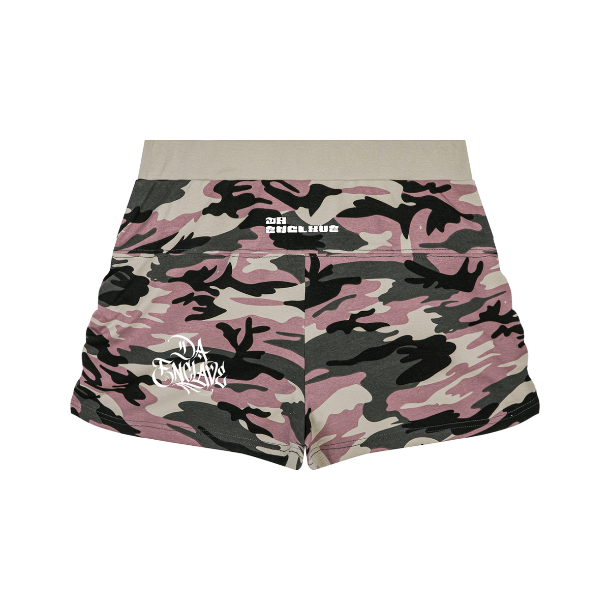 Da Enclave Women's Slim Camo Shorts