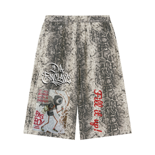 Bag boy Men's Snake Print Shorts