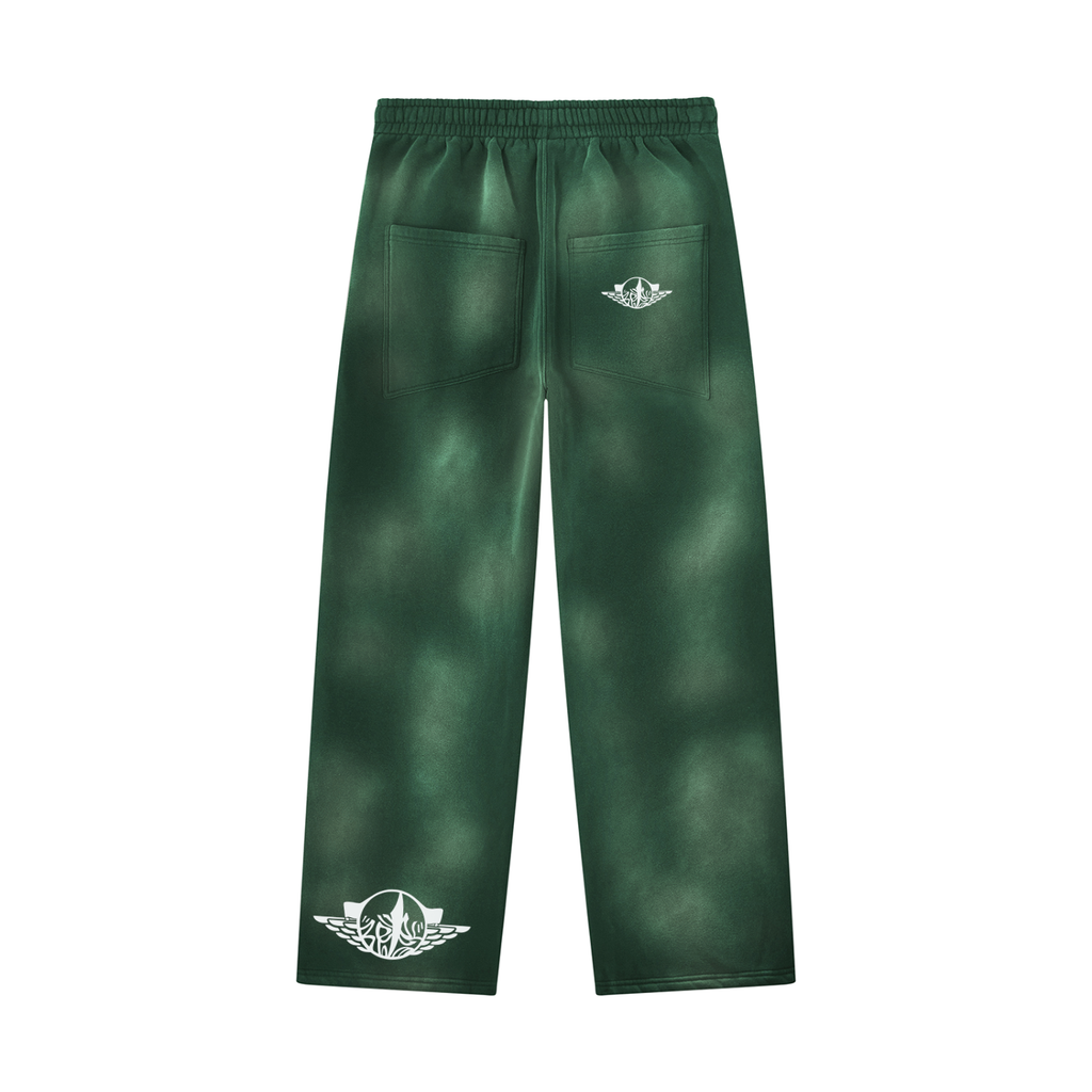 Matching pants Unisex Sunfade Wide Leg Fleece Sweatpants