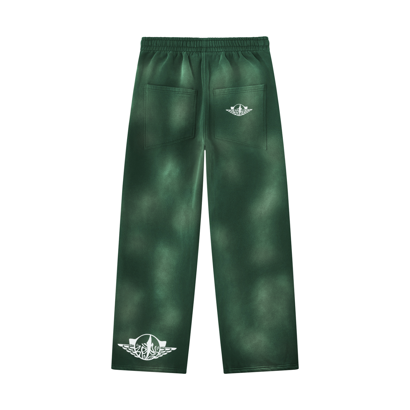 Matching pants Unisex Sunfade Wide Leg Fleece Sweatpants