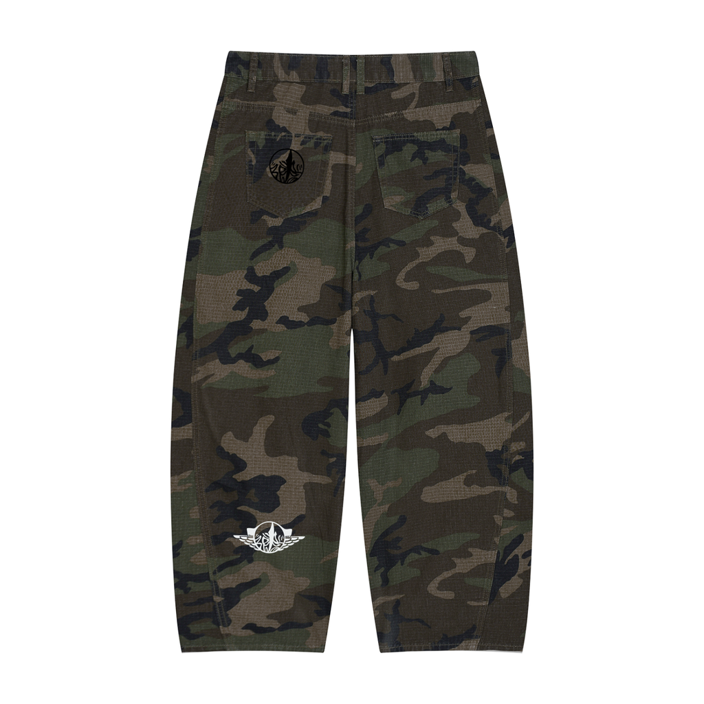Amaru 1 Men’s Camo Barrel Leg Cargo Pants