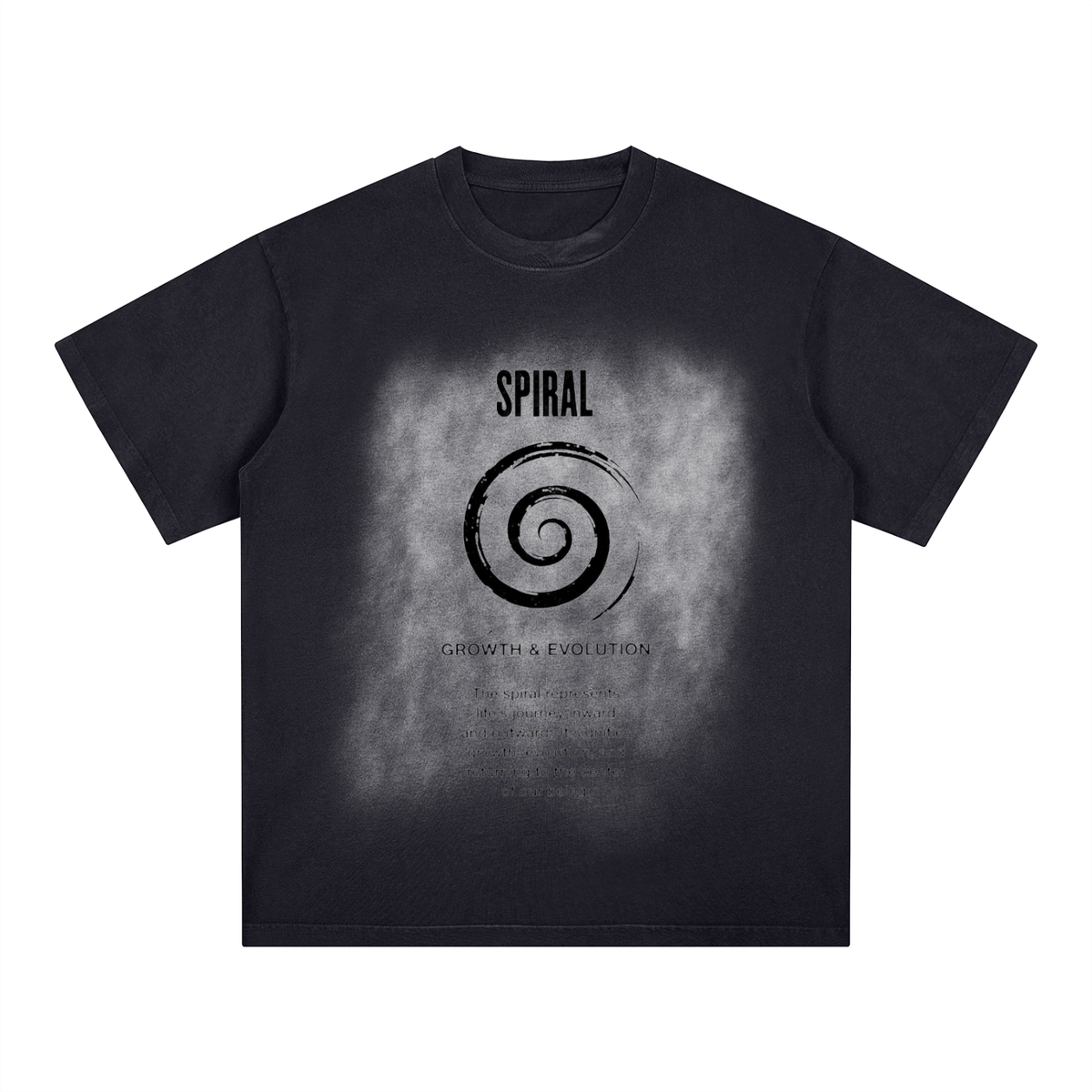Square Patch Monkey Washed T-Shirt