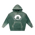 Angle 1 Vintage Washed Frayed Fleece Hoodie