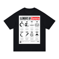 Serene news print Unisex Regular Fit Cotton T-Shirt