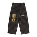Amaru 1 Unisex Plaid Wide Leg Pants