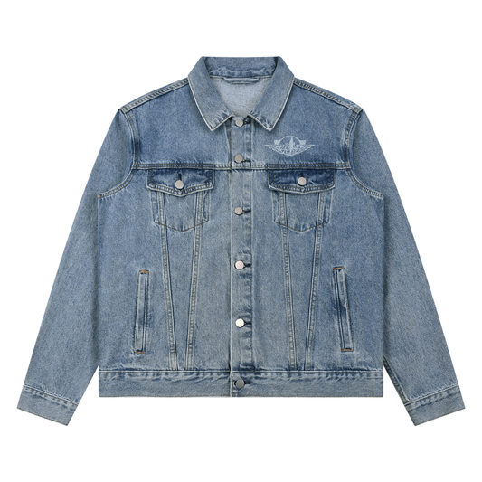 Amaru 1 Unisex Vintage Wash Denim Jacket
