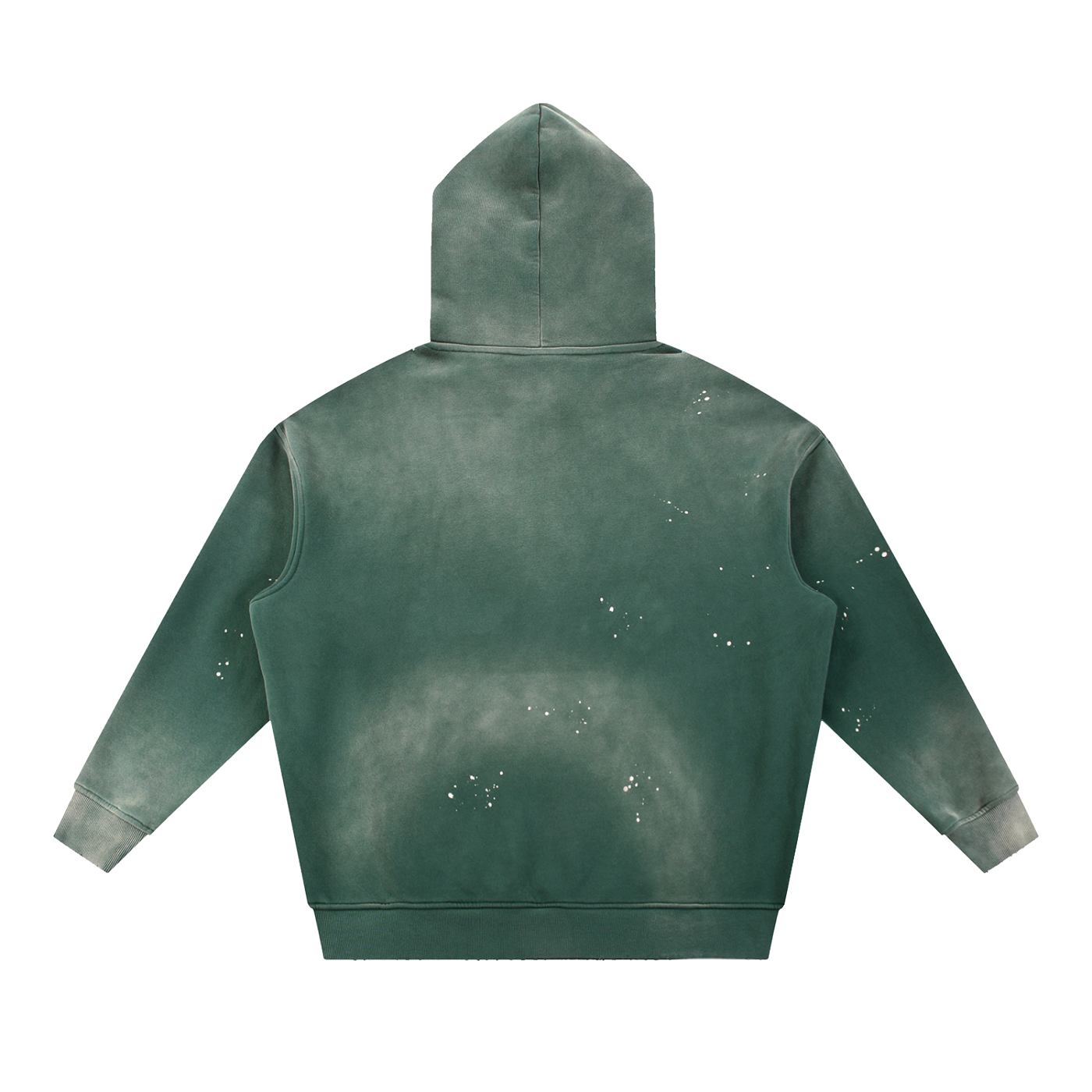 Angle 1 Vintage Washed Frayed Fleece Hoodie